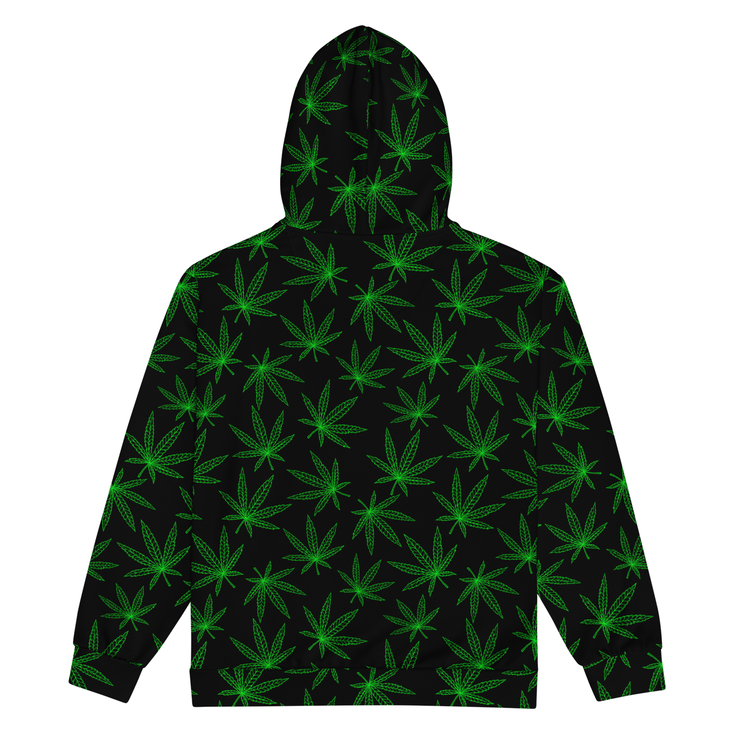 "Leafy Dreams" Zip-Up Cannabis Grower Hoodie (B/G)