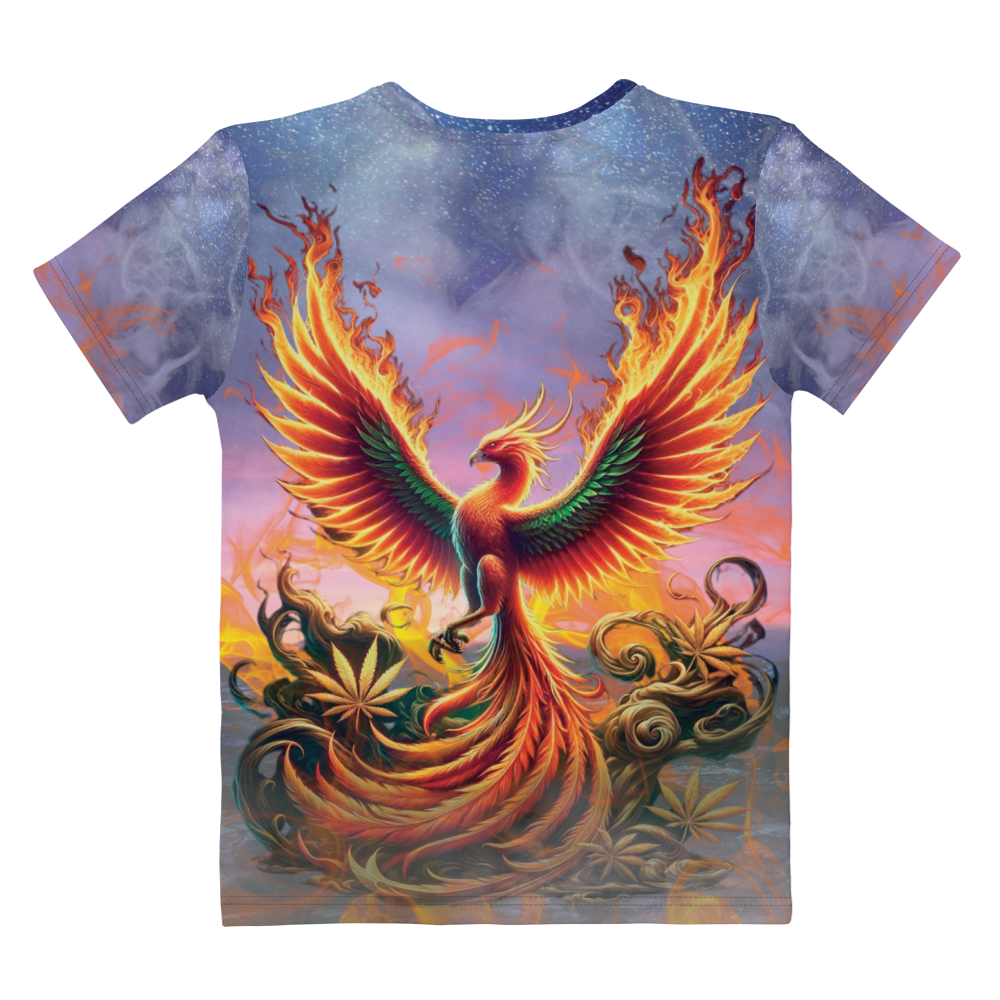 Women's Phoenix Rising Cannabis Tee