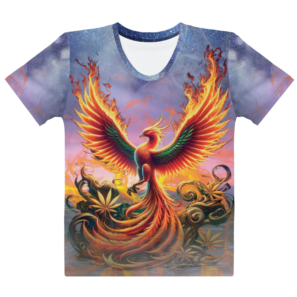 Women's Phoenix Rising Cannabis Tee