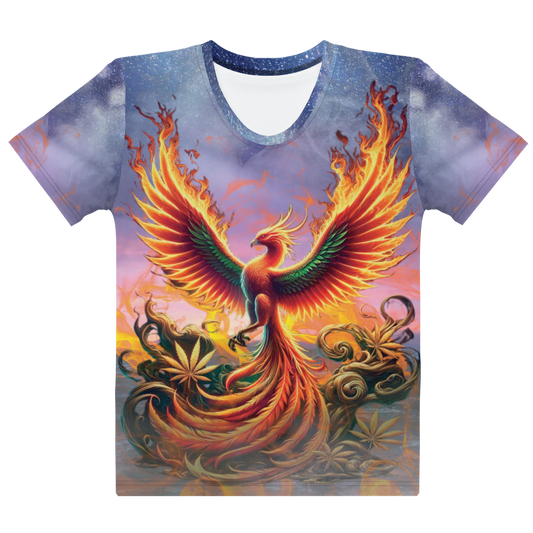 Women's Phoenix Rising Cannabis Tee